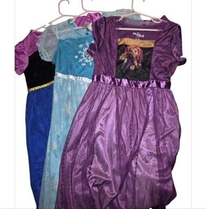 Disney Frozen Dress  Bundle Deal - Purple and Blue And Teal